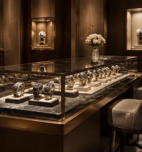 Boutique horlogère — second espace