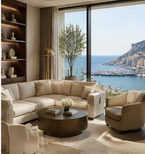 Bureaux d’un family office — espace intime